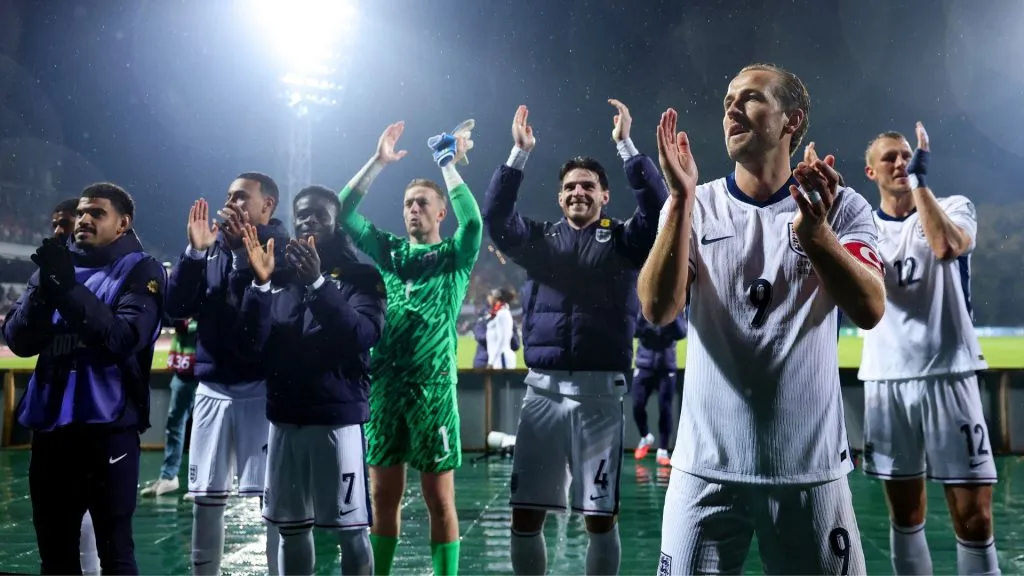 Inglaterra está com vaga garantida na Copa do Mundo 2026 (foto: Carl Recine/Getty Images)