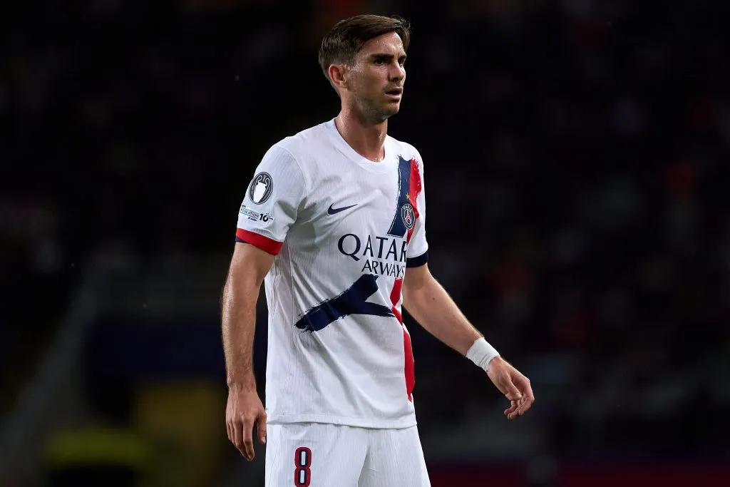 Fabián Ruiz em ação com o PSG (Photo by Angel Martinez/Getty Images for Qatar Airways)