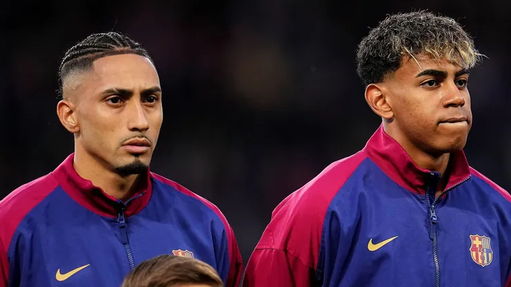 Raphinha e Lamine Yamal já perderam jogos do Barcelona na atual temporada do futebol europeu