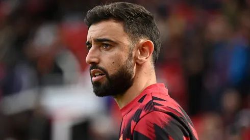 Bayern pode perder contratação de Bruno Fernandes, do Manchester United, para o Real Madrid (Photo by Gareth Copley/Getty Images)