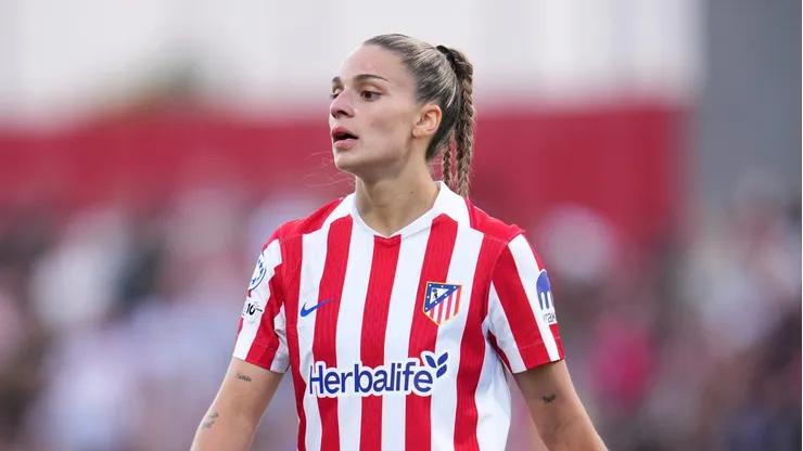 Gio Garbelini pelo Atlético de Madrid (Photo by Aitor Alcalde/Getty Images)