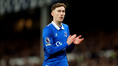 James Garner em jogo do Everton. Jogador está na mira do Manchester United. Foto: Matt McNulty