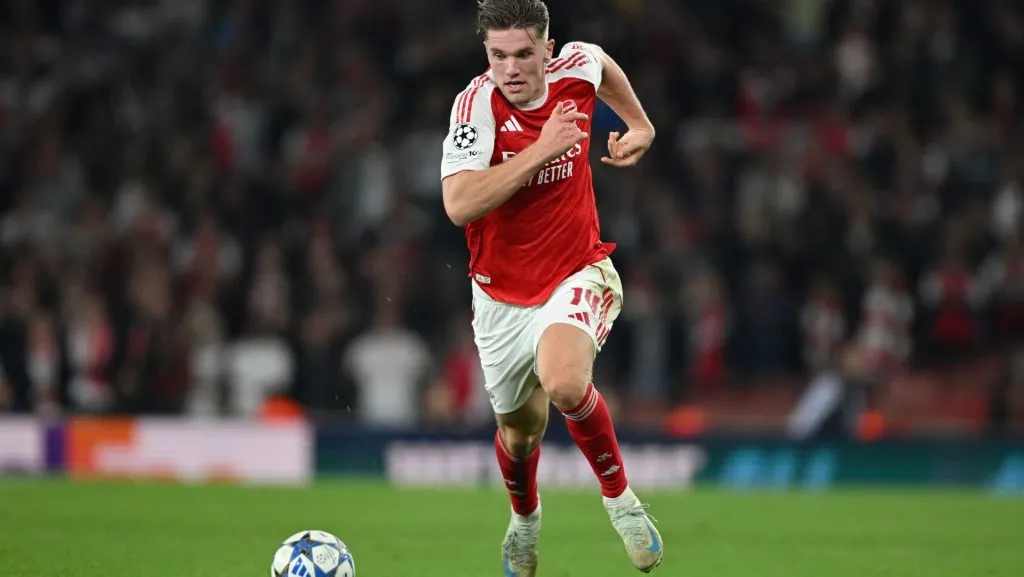 Gyokeres em ação durante partida da Champions League. Foto: Mike Hewitt/Getty Images