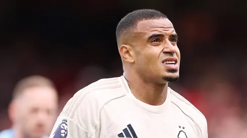 Murilo em ação pelo Nottingham Forest na Premier League. Foto: Jack Thomas/Getty Images
