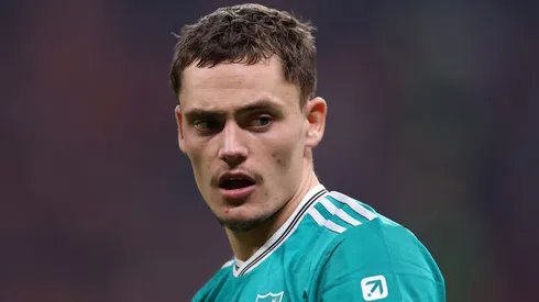 Florian Wirtz, jogador do Liverpool, que vem sofrendo com algumas críticas (Foto: Justin Setterfield/Getty Images)