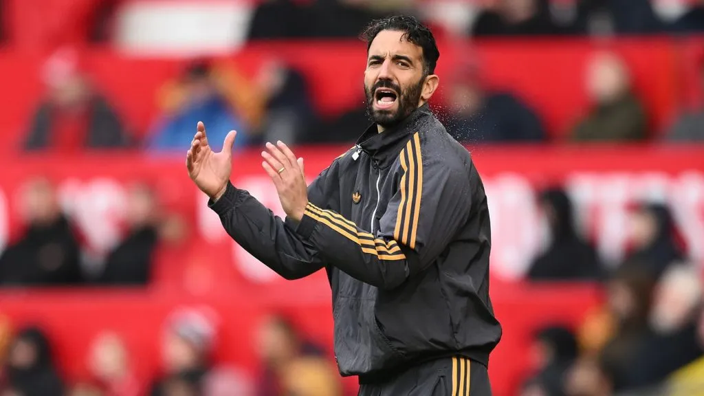 Rúben Amorim, técnico do Manchester United (foto: Gareth Copley/Getty Images)