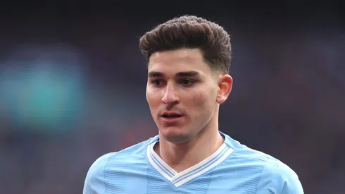 Alvarez, ex-atacante do Manchester City. Foto: Alex Pantling/Getty Images