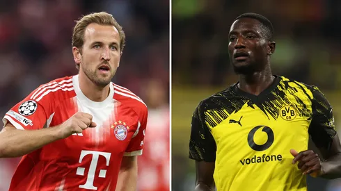 AO VIVO: Bayern de Munique x Borussia Dortmund – Acompanhe o duelo Minuto a Minuto pela Bundesliga. Foto Harry Kane: Maja Hitij/Getty Images. Foto Guirassy: Dean Mouhtaropoulos/Getty Images