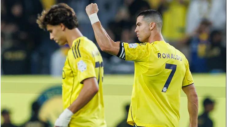 Cristiano Ronaldo e João Félix brilham em goleada do Al-Nassr. Foto: Abdullah Ahmed