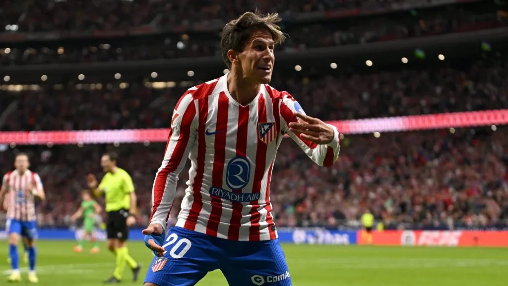 O Atlético de Madrid venceu o Osasuna por 1 a 0, com gol de Thiago Almada. (Photo by Denis Doyle/Getty Images)