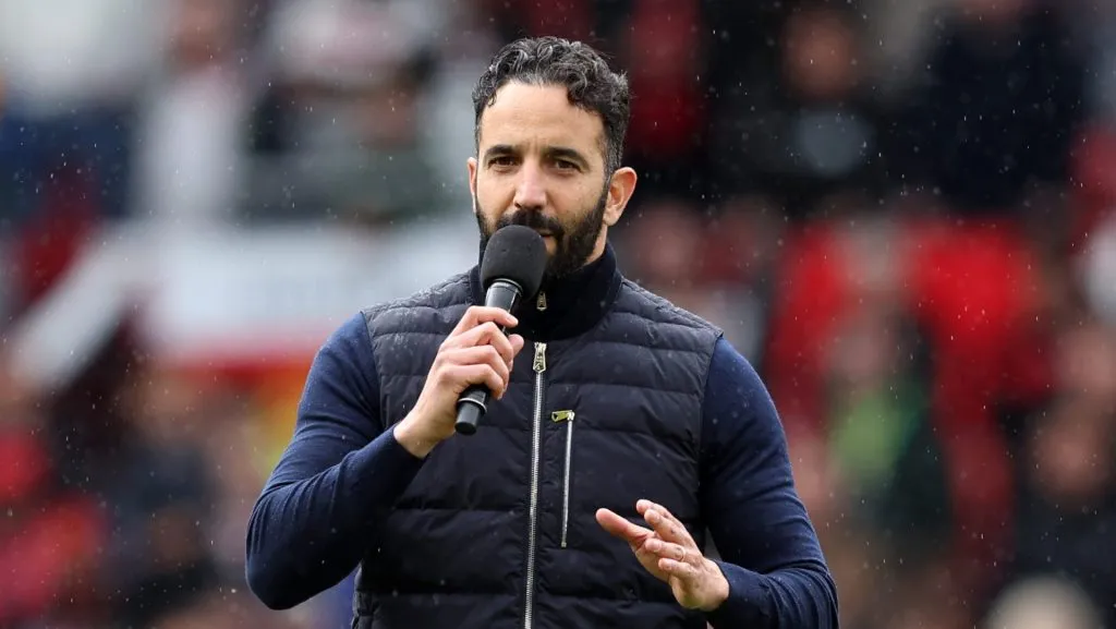 Ruben Amorim, do Manchester United. (Photo by Matt McNulty/Getty Images)