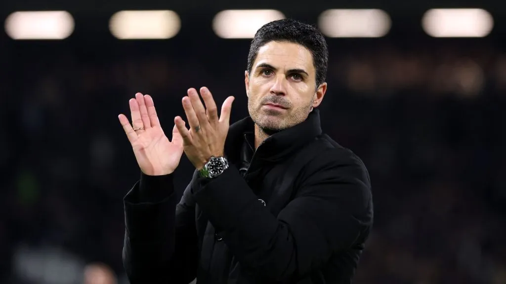 Mikel Arteta, técnico do Arsenal (foto: Alex Pantling/Getty Images)