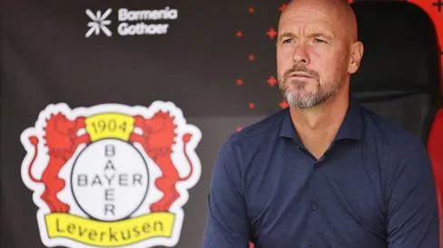 Leverkusen teve Erik Ten Hag como treinador no começo da atual temporada