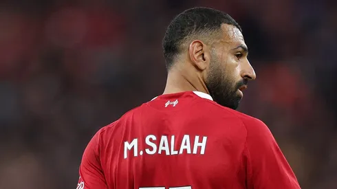 Salah, camisa 11 do Liverpool. Foto: Michael Regan/Getty Images