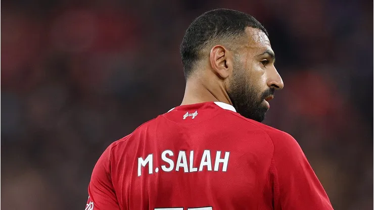 Salah, camisa 11 do Liverpool. Foto: Michael Regan/Getty Images