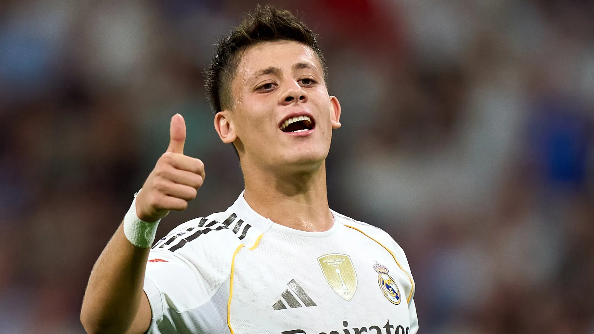 Arda Güler durante jogo do Real Madrid (Foto: Angel Martinez/Getty Images)