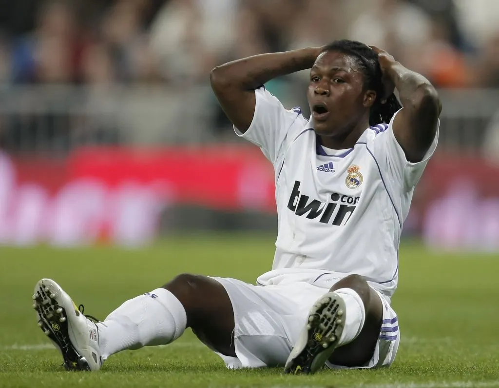 Royston Drenthe em campo pelo Real Madrid – Foto: Denis Doyle/Getty Images