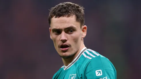 Florian Wirtz pelo Liverpool. (Foto: Justin Setterfield/Getty Images)