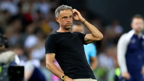 Luis Enrique, do PSG, rebate críticas a Chevalier e relembra Donnarumma. (Photo by Claudio Villa/Getty Images)