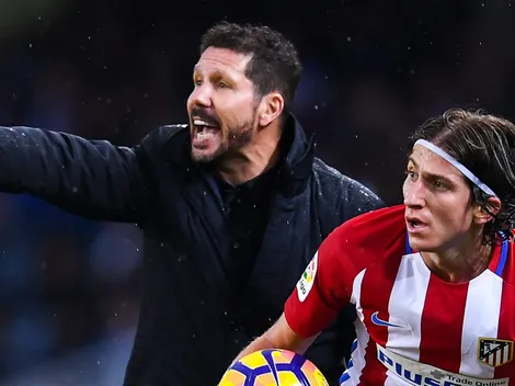 Simeone estará na torcida para o Racing contra o Flamengo