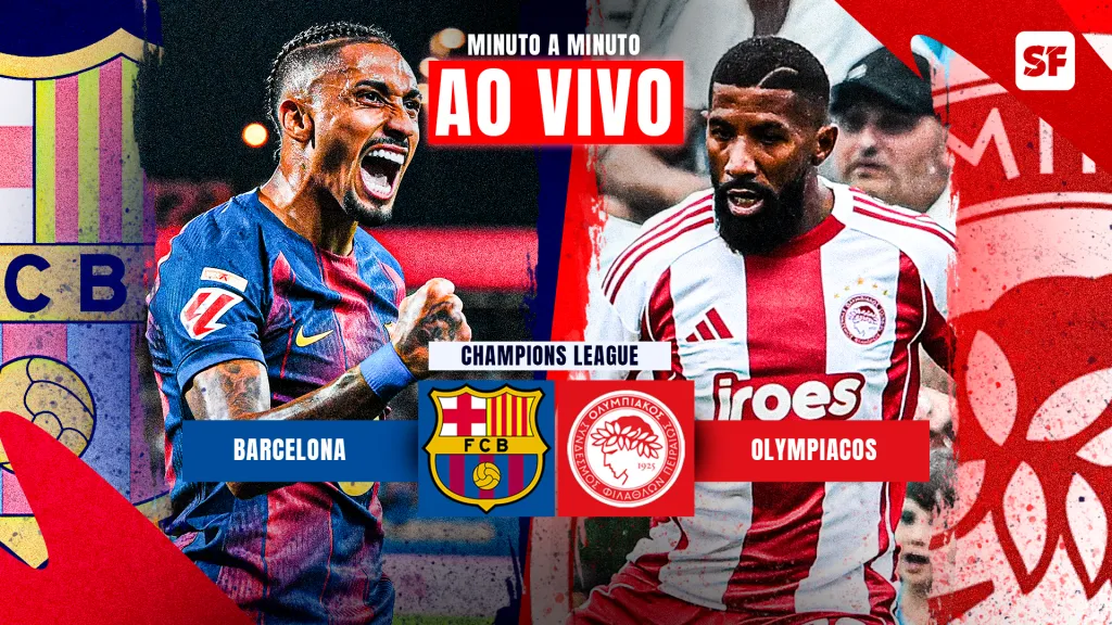 Barcelona x Olympiacos: onde assistir ao vivo jogo da Champions League