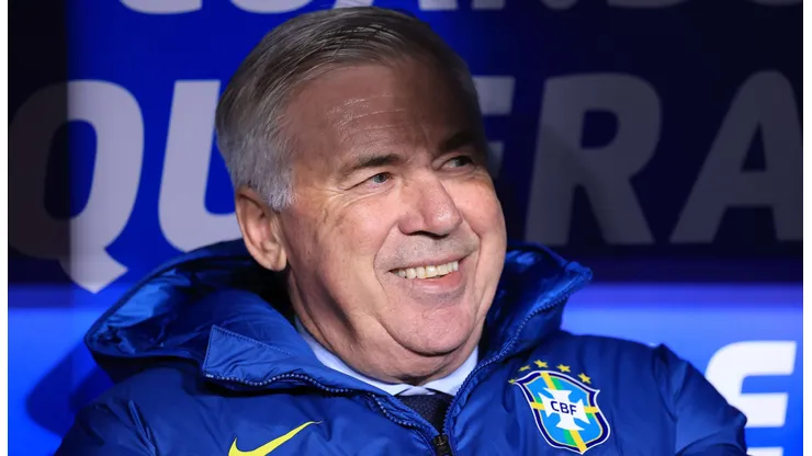 Ancelotti, treinador da Seleção Brasileira (Foto: Buda Mendes/Getty Images)