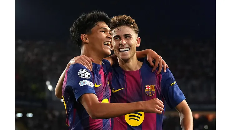 Barcelona x Olympiacos marca estreia positiva de Dro Fernández na Champions. (Photo by Alex Caparros/Getty Images)
