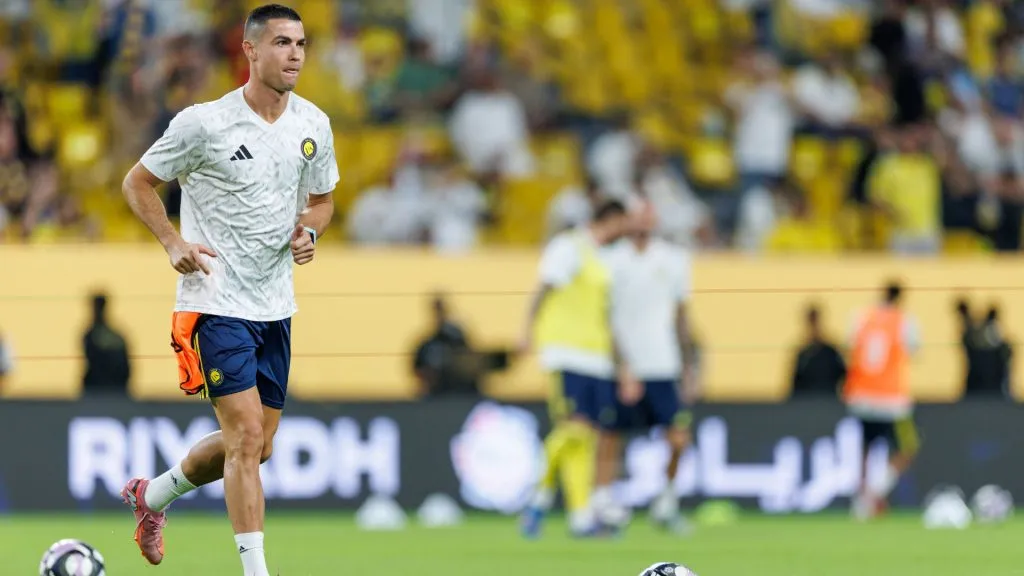 Cristiano Ronaldo não participou de vitória do Al-Nassr (foto: Abdullah Ahmed/Getty Imagens)