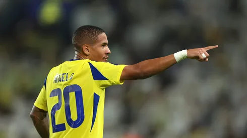 Ângelo comemora gol do Al-Nassr (Yasser Bakhsh/Getty Images)
