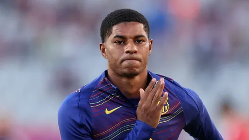 PSG vai em busca da contratação de Marcus Rashford e pode complicar os planos do Barcelona (Foto: Judit Cartiel/Getty Images)