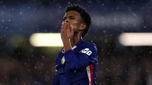 Chelsea goleia o Ajax e Estêvão marca o seu primeiro gol na Champions League. (Photo by Justin Setterfield/Getty Images)