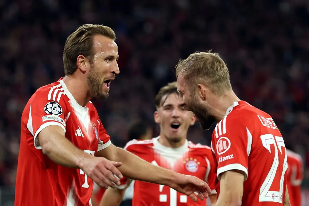 Jogadores do Bayern de Munique. Foto: Alexander Hassenstein/Getty Images