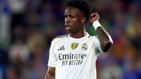 Vinicius Júnior em partida do Real Madrid