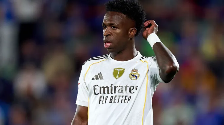 Vinicius Júnior em partida do Real Madrid