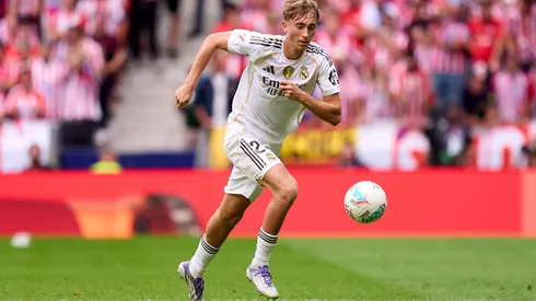 Huijsen atuando com a camisa do Real Madrid (foto: Angel Martínez/Getty Images)