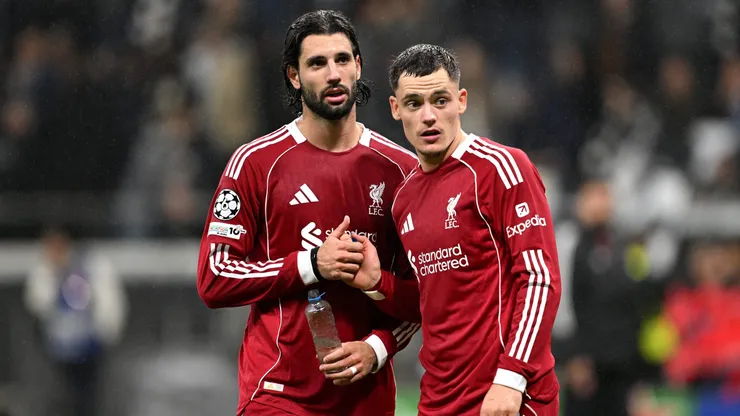Szoboszlai e Wirtz juntos no Liverpool. Foto: Christian Kaspar-Bartke