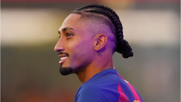 Raphinha se abre sobre o futuro no Barcelona. Foto: Alex Caparros/Getty Images