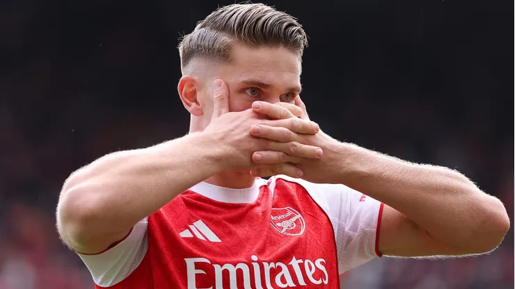 Gyökeres em campo pelo Arsenal (Foto: Justin Setterfield/Getty Images)
