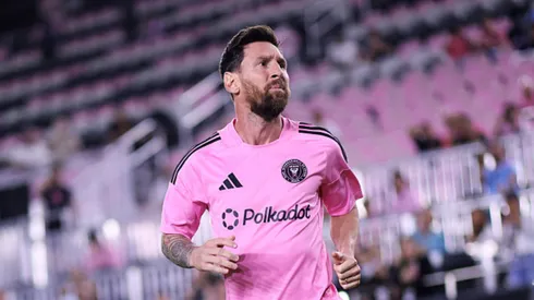 Lionel Messi em ação pelo Inter Miami. Foto: Carmen Mandato/Getty Images