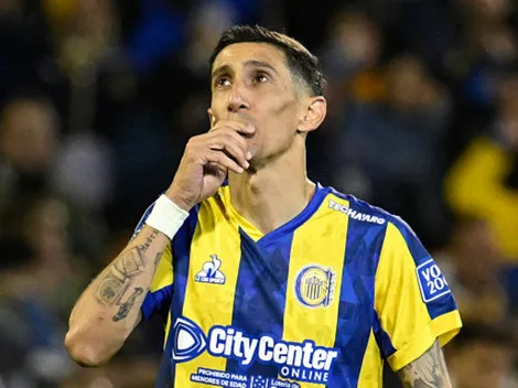 Di María celebra classificação do Rosário Central na Libertadores 2026