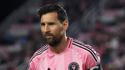 Messi em vitória do Inter Miami. Foto:Leonardo Fernandez