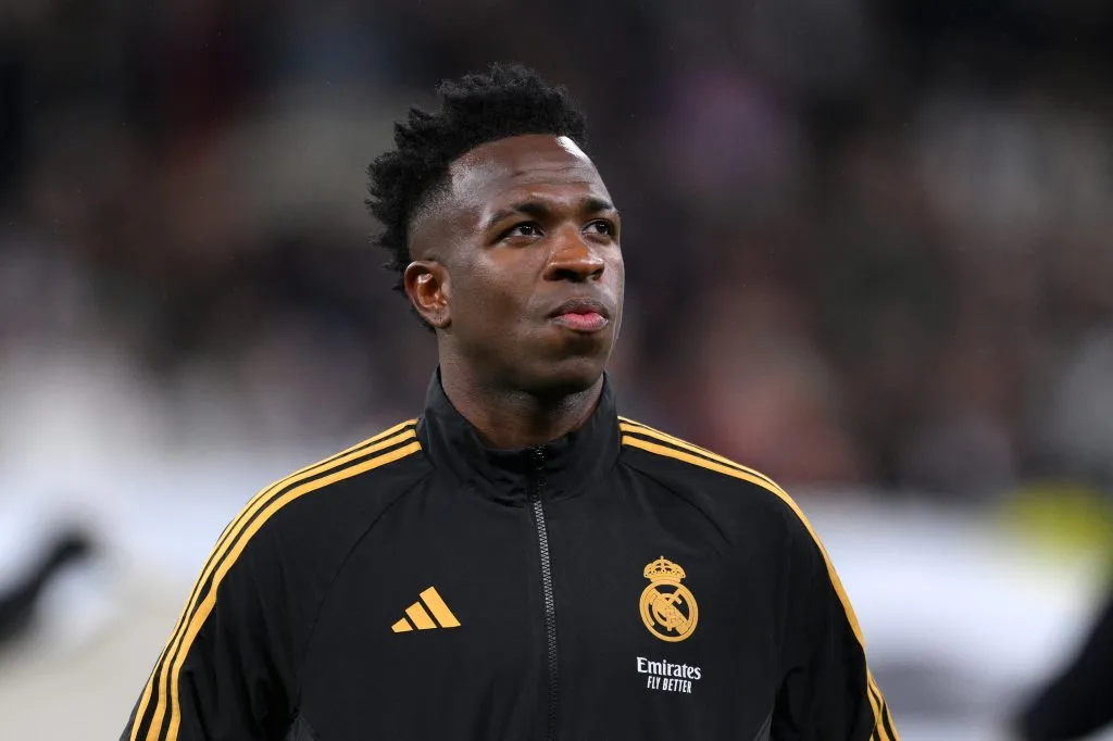 Vinicius Jr tem futuro aberto no clube. Foto: David Ramos/Getty Images