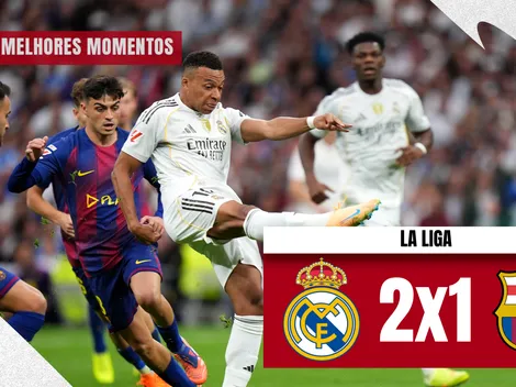 Fim de jogo: Real Madrid 2 x 1 Barcelona