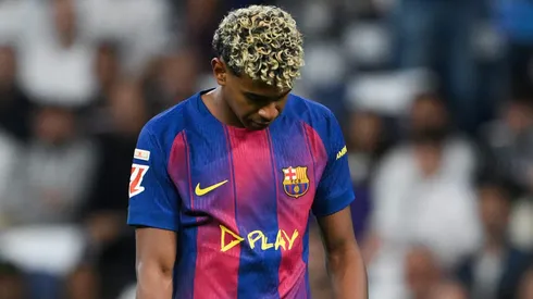 O jornal Marca, da Espanha, detonou o jovem Lamine Yamal neste domingo (26). (Photo by David Ramos/Getty Images)