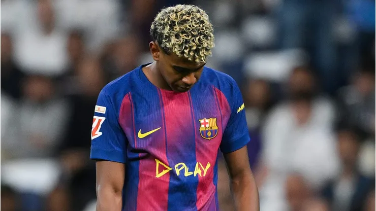 O jornal Marca, da Espanha, detonou o jovem Lamine Yamal neste domingo (26). (Photo by David Ramos/Getty Images)