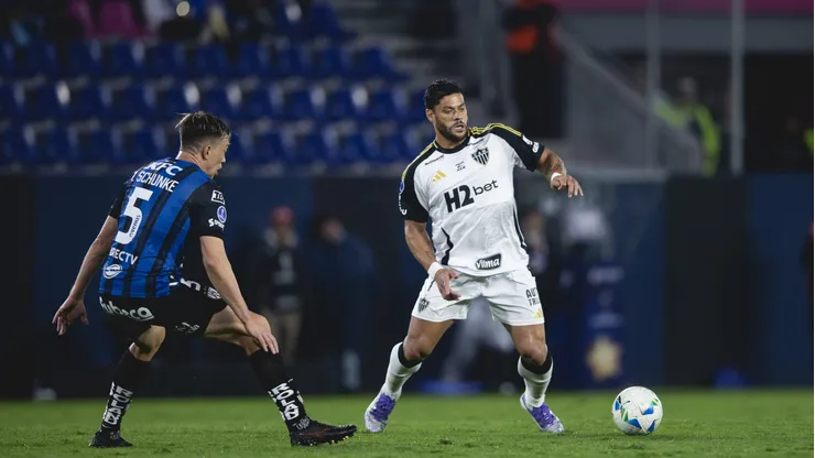 O atacante Hulk em campo no duelo Del Valle x Atlético-MG (Pedro Souza / Atlético)