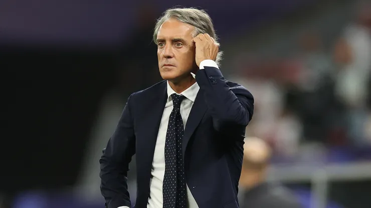 Roberto Mancini pela Arábia Saudita. (Foto: Robert Cianflone/Getty Images)