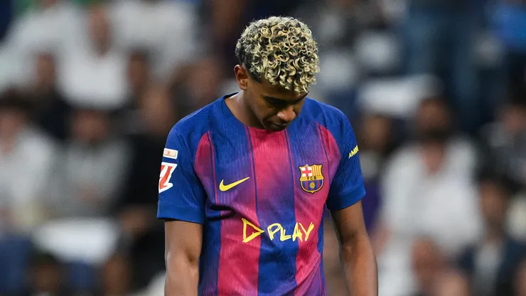 Lamine Yamal em Real Madrid 2 x 1 Barcelona (Foto: David Ramos/Getty Images)