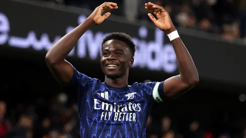 Bukayo Saka, atacante do Arsenal. (Foto: Alex Pantling/Getty Images)