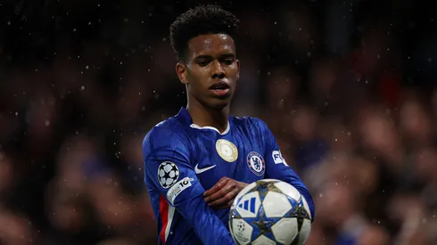 Estêvão durante jogo do Chelsea.